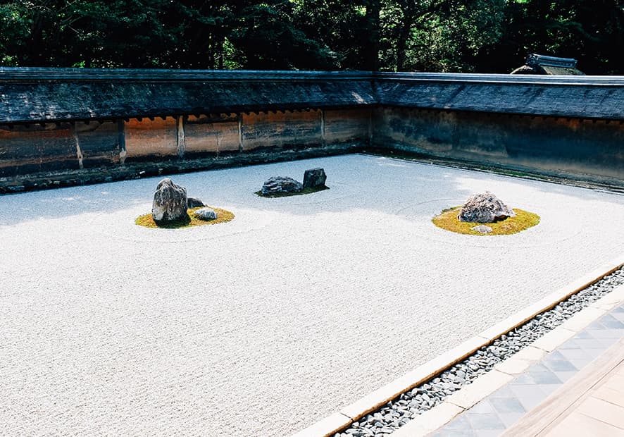 Natural Objects in a Space – A Visit to Ryoanji Temple in Kyoto, Japan — photograph 2