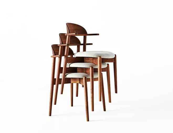 Minimalist Shaping – Wooden Furniture by Japanese Designer Mikiya Kobayashi — furniture detail 7
