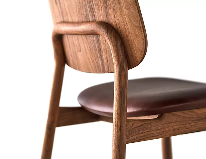 Minimalist Shaping – Wooden Furniture by Japanese Designer Mikiya Kobayashi — furniture detail 4
