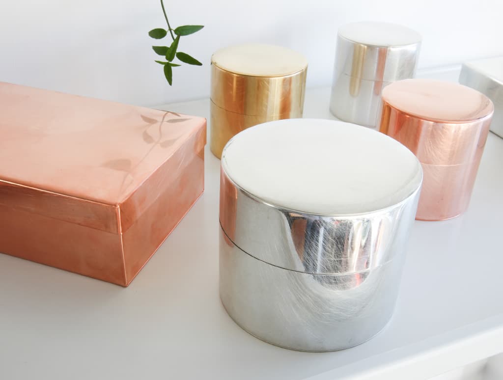 New at OEN Shop – Metal Boxes & Canisters by Japanese Studio SyuRo