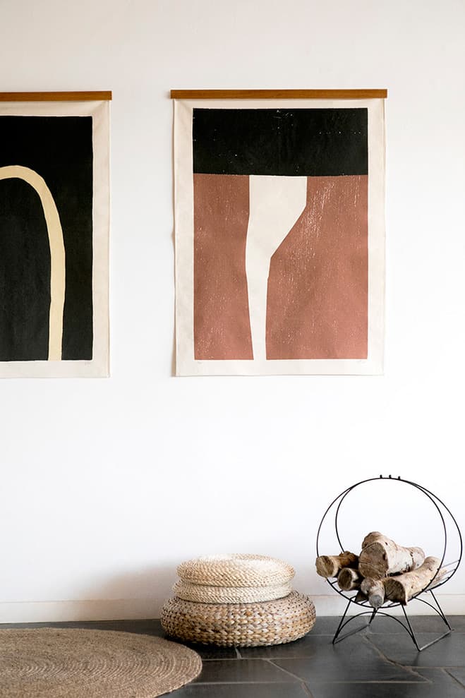 Handcrafted Art – Works Screen Printed on Canvas and Paper by Upton