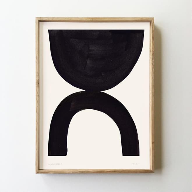 Geometrical Play – Abstract Prints by Kristina Sostarko and Jason Odd of Inaluxe