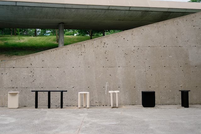 Unscripted Shapes – Bone Stools & Benches by Canadian Designer Loic Bard