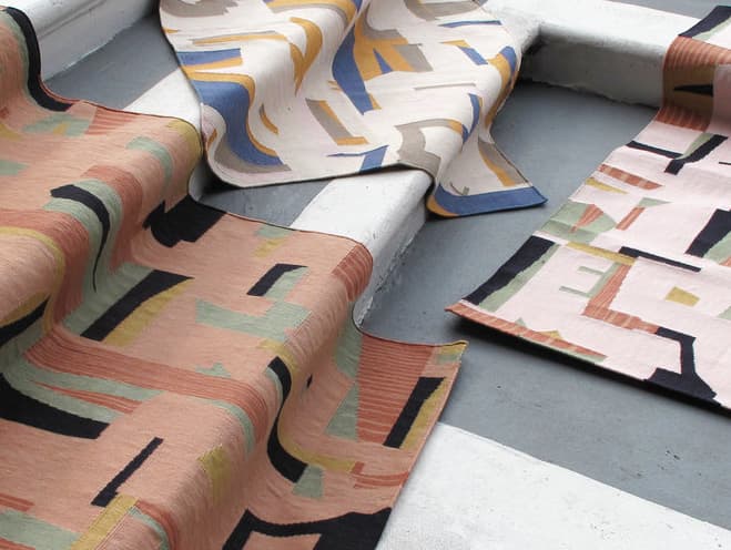 Fragments & Spaces – Hand Dyed and Hand Woven Rugs by Tantuvi