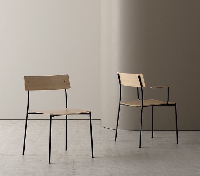 Balancing Point – Alex Chair by Designer Isaac Piñeiro for Omelette
