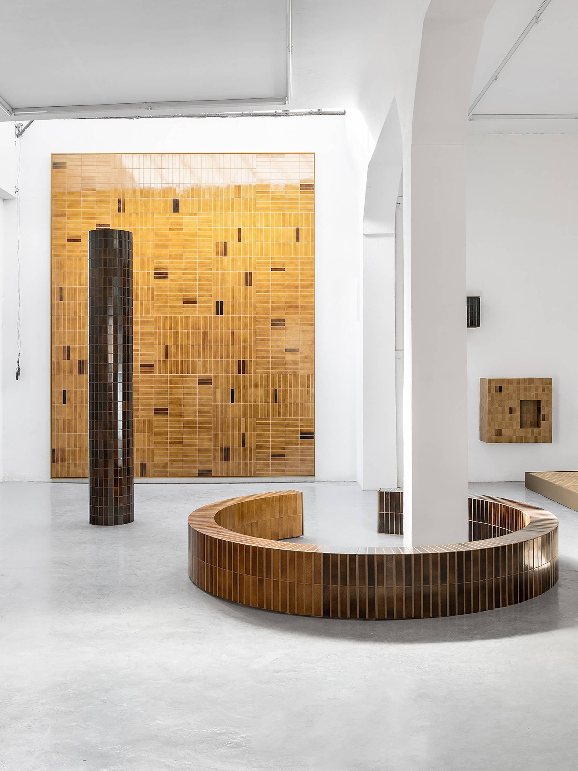 Guided by Nature – A Collection of Volcanic Ash Glazed Tiles by Dzek