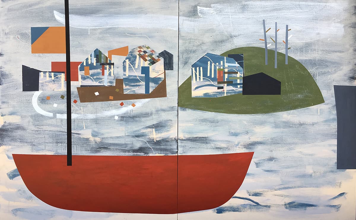 An Ode to Wild America – Abstract Paintings by Martin Webb