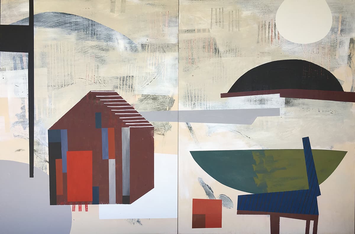 An Ode to Wild America – Abstract Paintings by Martin Webb
