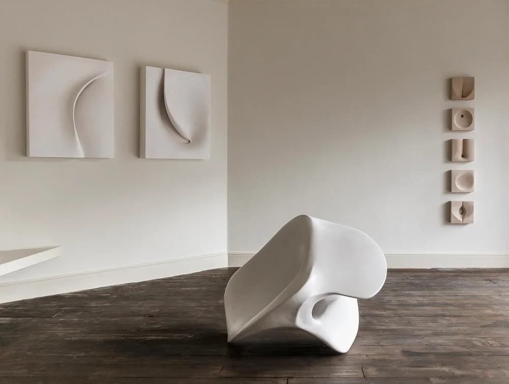 Free Flowing Forms – Sculpture by Artist Mari-Ruth Oda