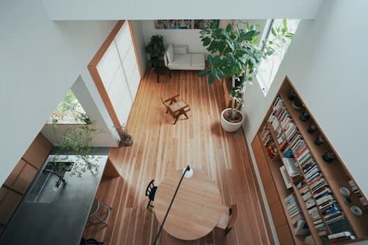 House in Minami-machi / Jun Yamaguchi Architects - Interior Photography, Stairs, Handrail, Windows