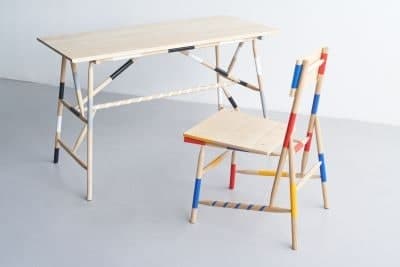 Mikado Series – Playful Furniture by Rio Kobayashi