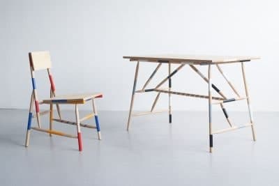 Mikado Series – Playful Furniture by Rio Kobayashi