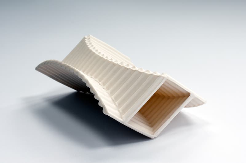 Concave/Convex — hand-built porcelain sculpture