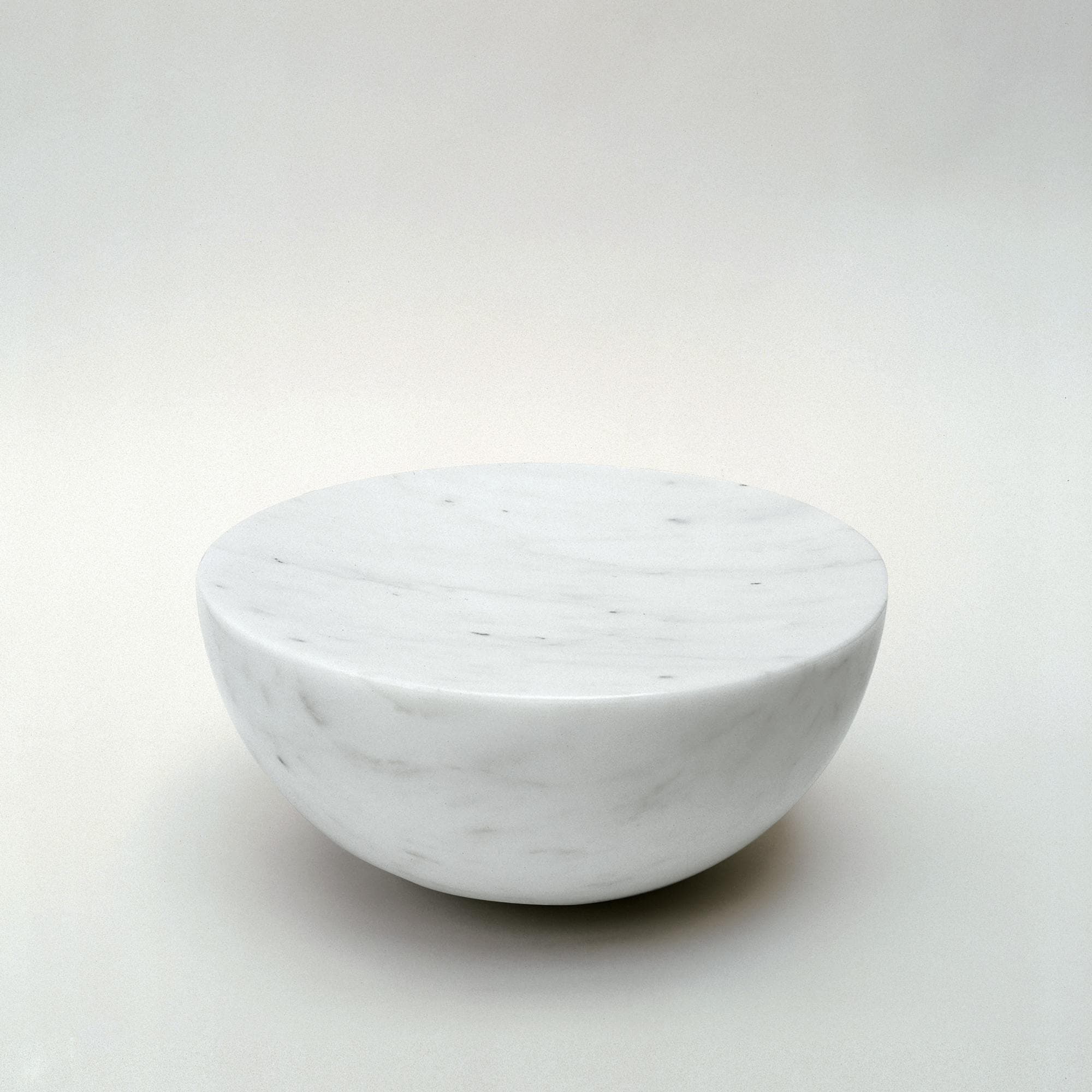 Meditation Stool, 2004 — white statuary marble