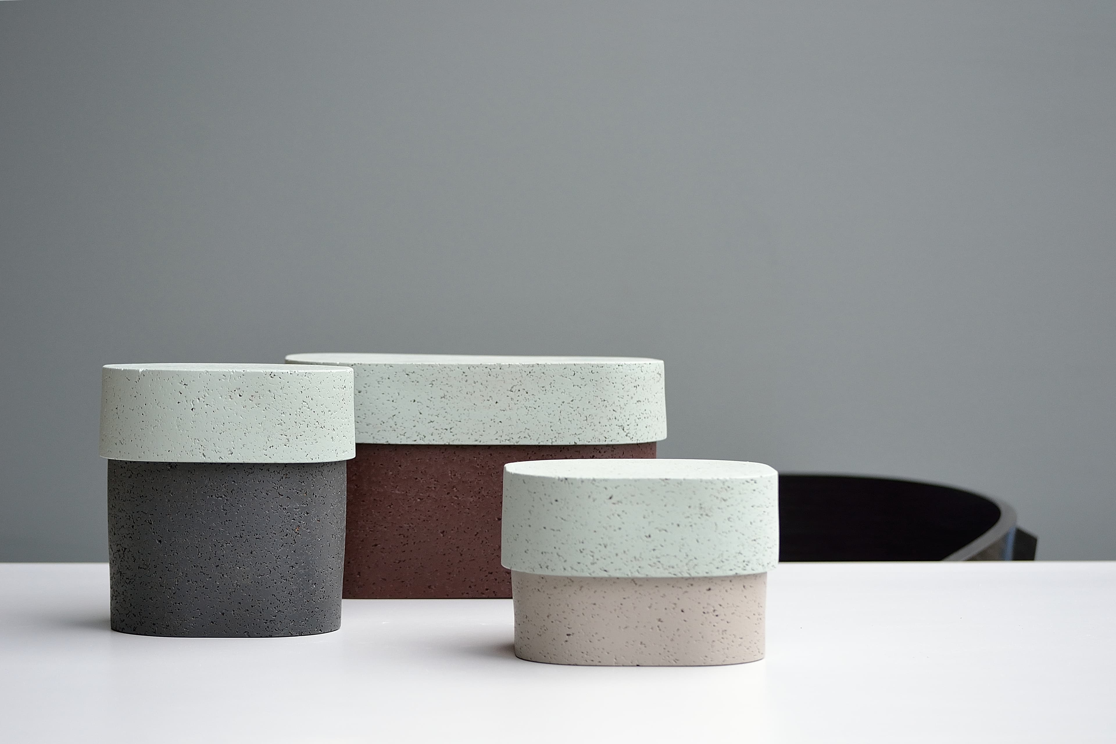 Jig & Elephant – Laminated Cork Containers by Spanish Designer Carlos Ortega