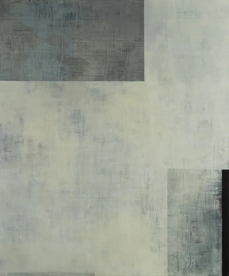 Tamar Zinn, At the Still Point 6, oil on Dibond