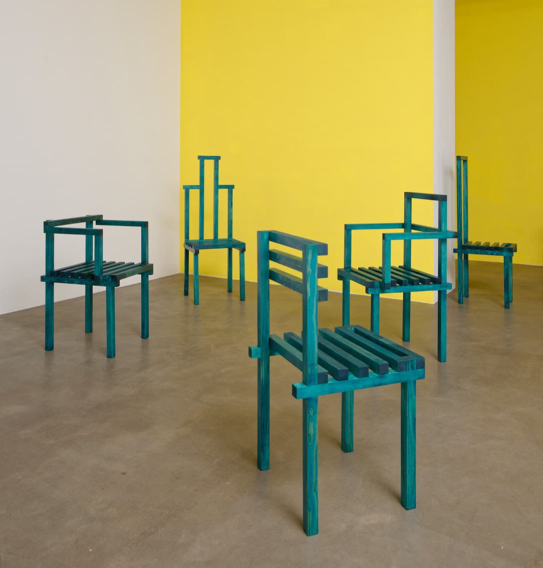 Mikado by Fredrik Paulsen – Pine Chairs for Parisian Gallery TORRI