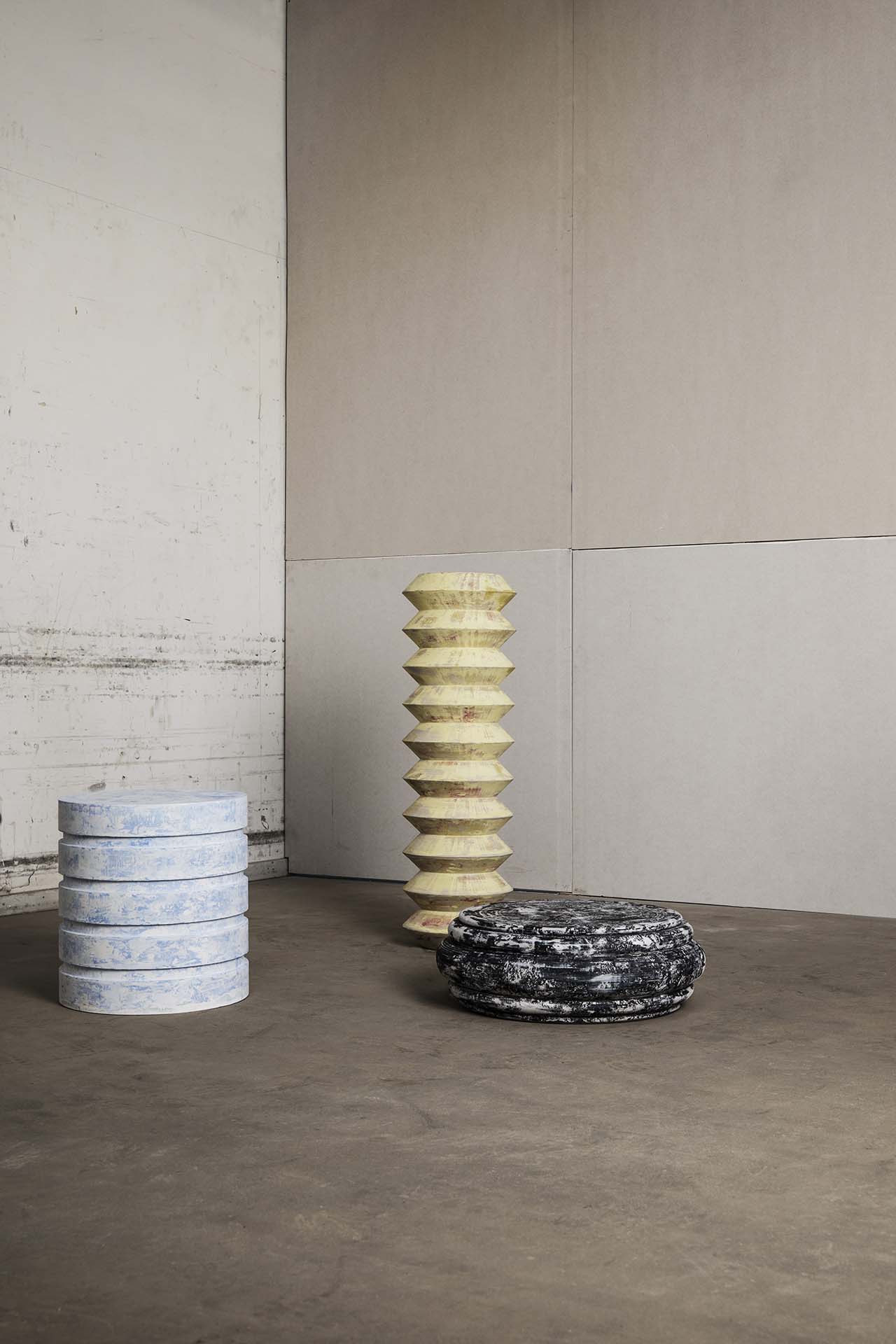 A Manifestation of Line – Pigmented Plaster Sculptures by Flensted Mouritzen