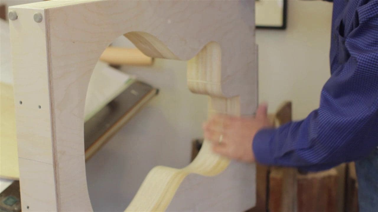 Bob Robinson: Luthier — current film poster showing the guitar-making process