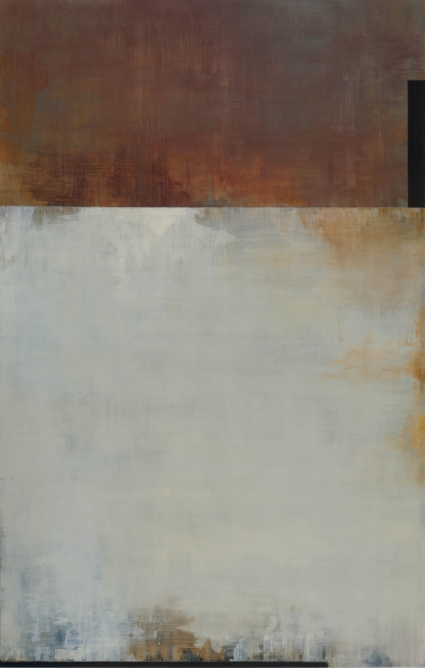 Tamar Zinn, At the Still Point 20, 2016, oil on aluminum Dibond