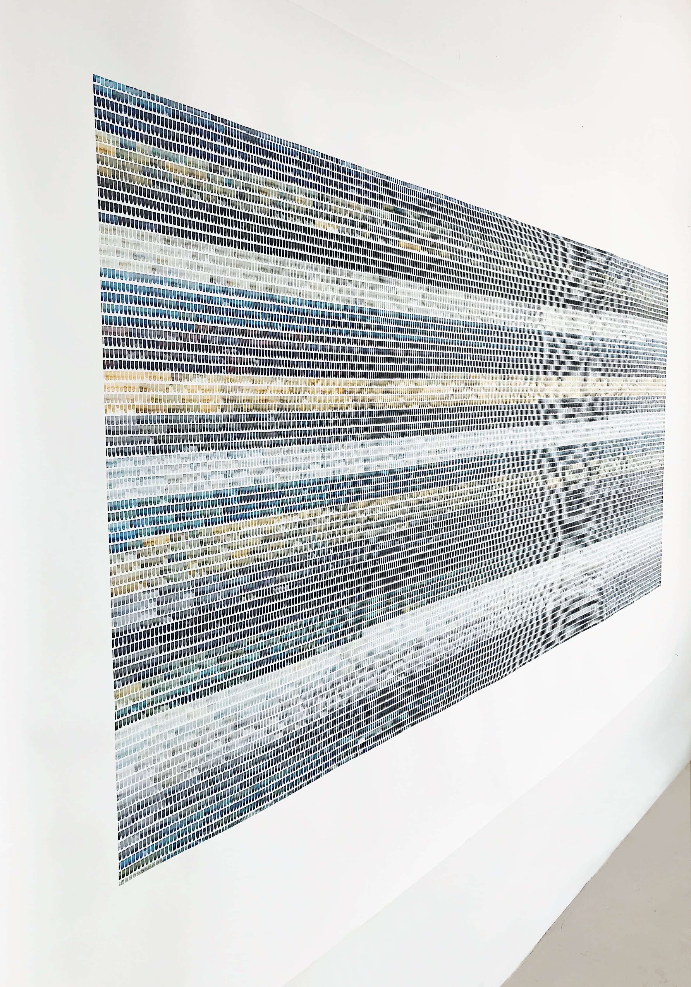 Spaces Between (2016) by Roanna Wells, oblique view