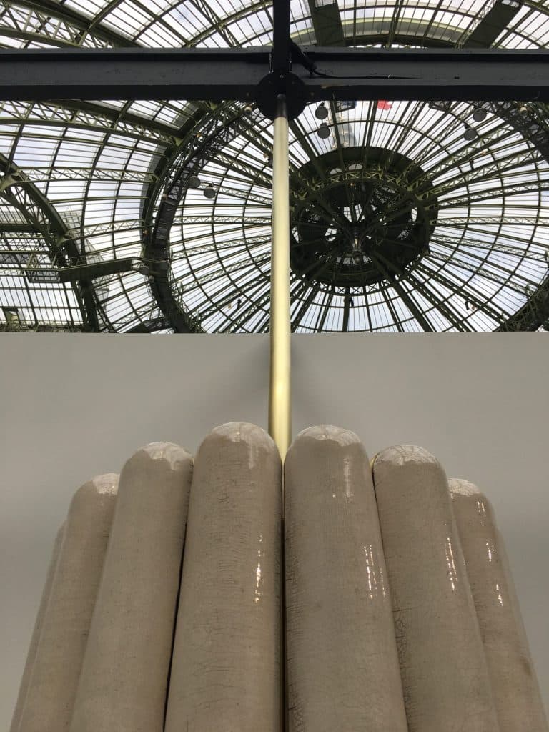 Raku-Yaki cabinet: ceramic detail at Révélations, Grand Palais (2017)
