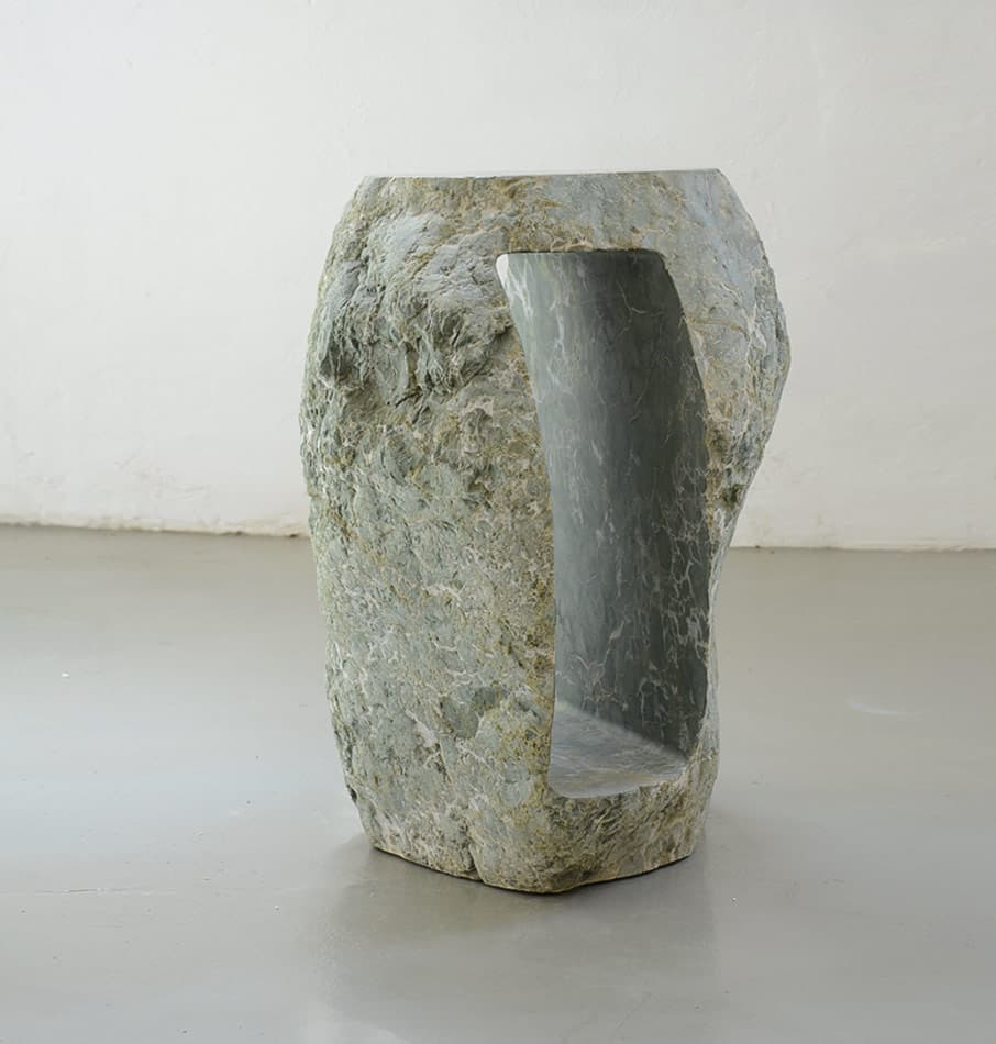 Life on Earth Carved Side Table, Rooms Studio (2018)