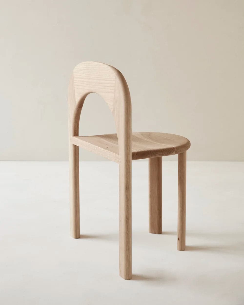 Odie Chair by Fomu in a rear three-quarter view