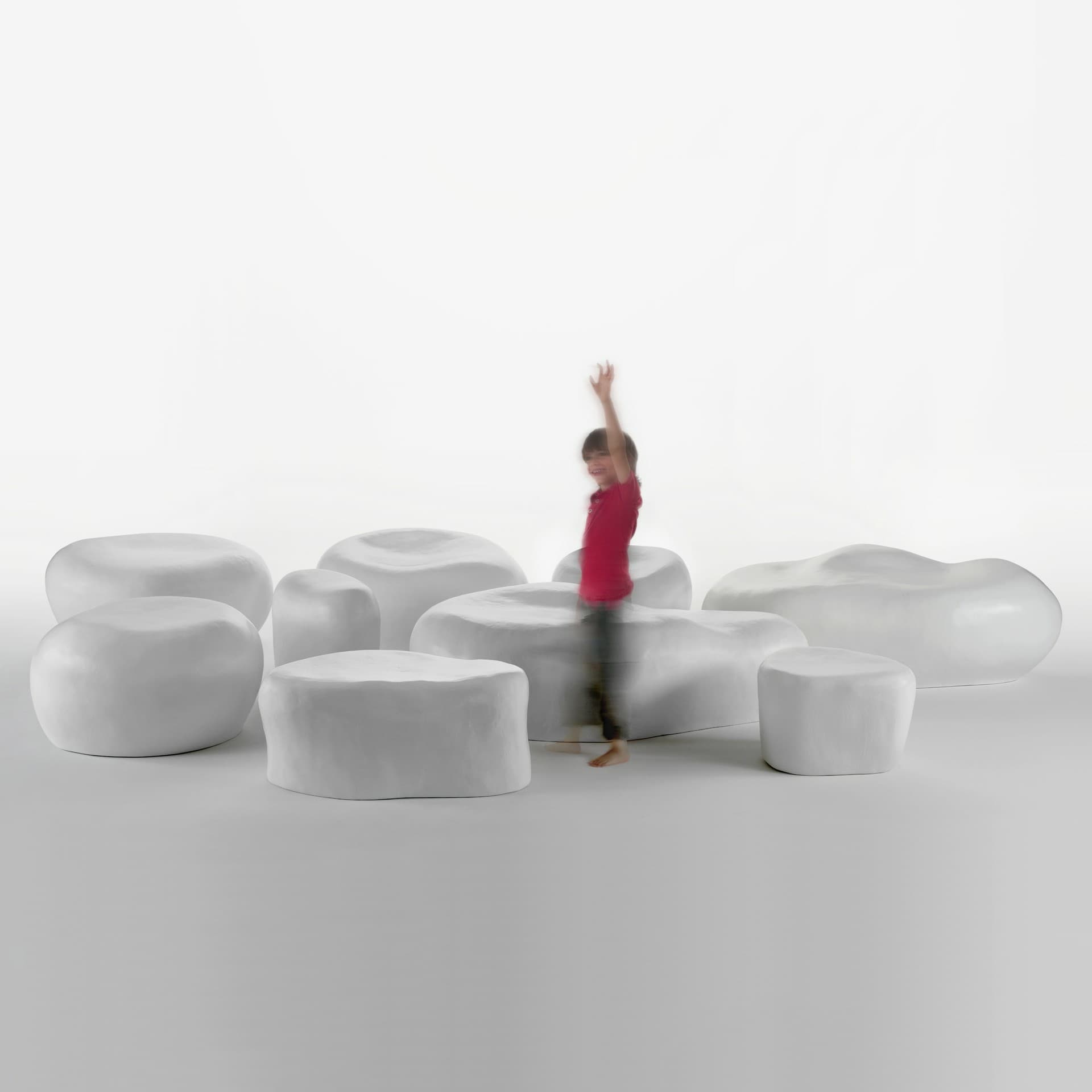 Imperfettolab: Ciottolo seating, design1999.