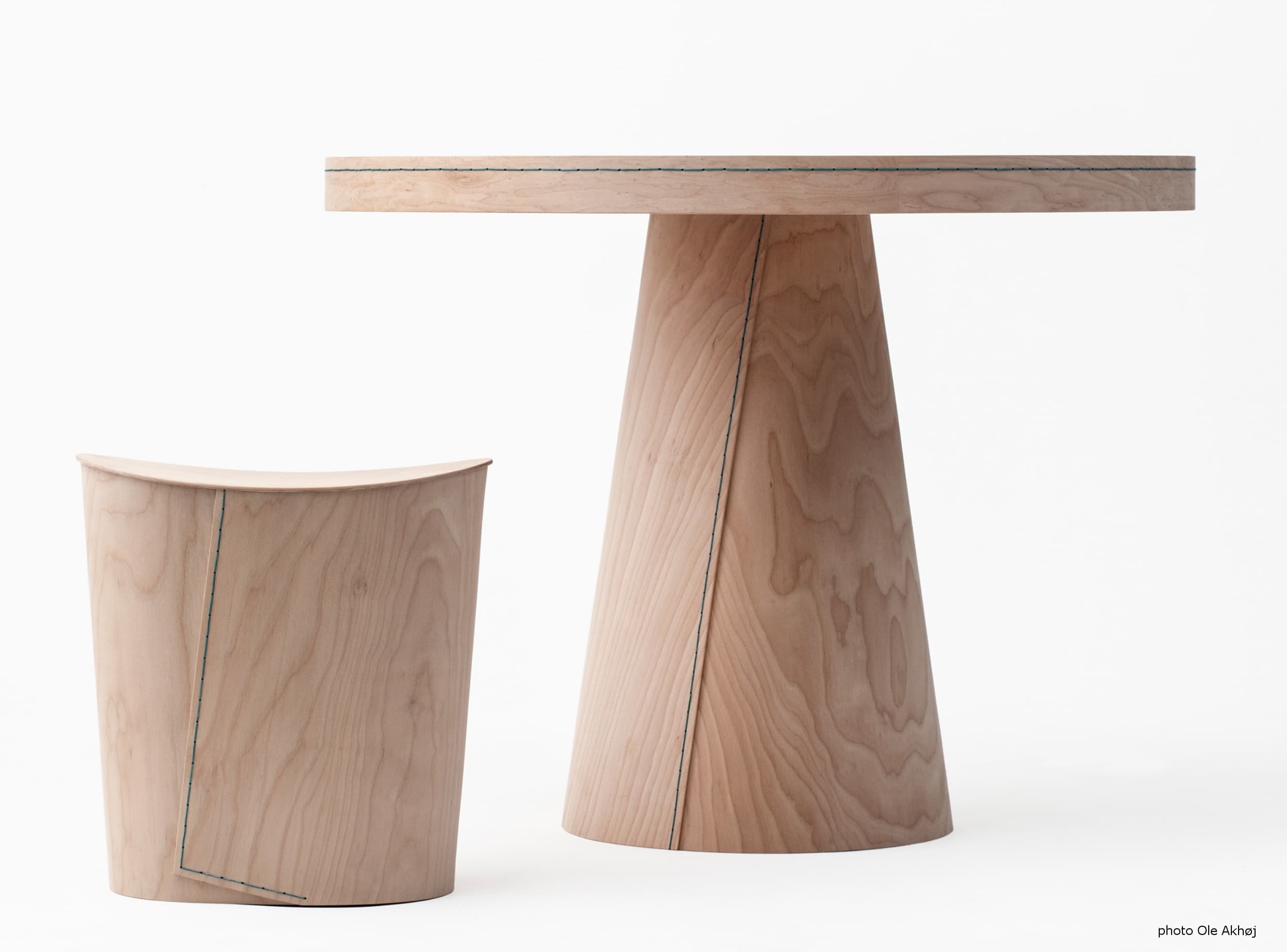 Akiko Ken Made, STiTCH table and stool (replacement image)