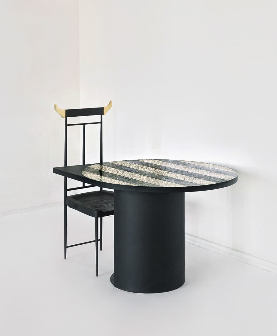 ROOMS Terrazzo Stripy Table (2017)