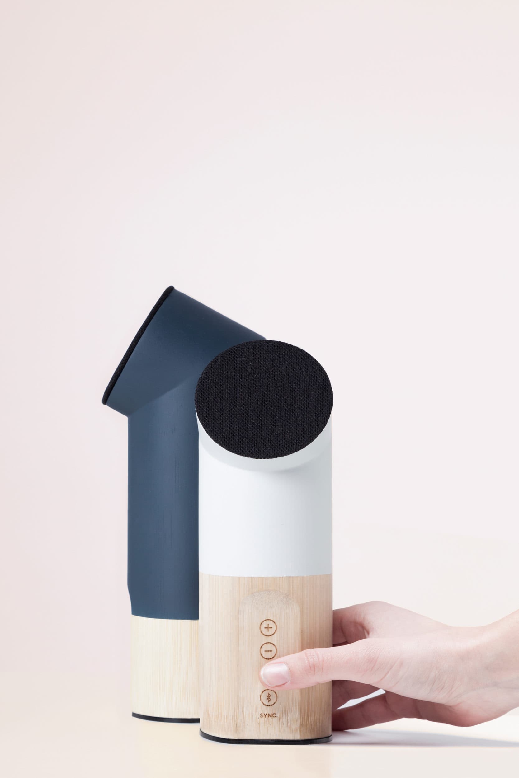 Samy Rio, Bamboo Bluetooth speakers, 2015 (replacement image)