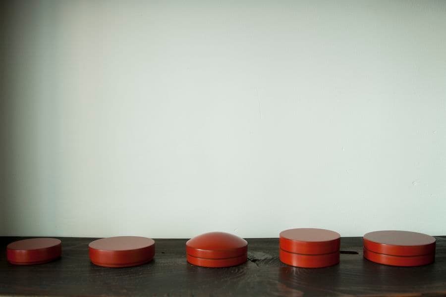 赤木明登: lacquer incense boxes, Gallery SU, September2012.