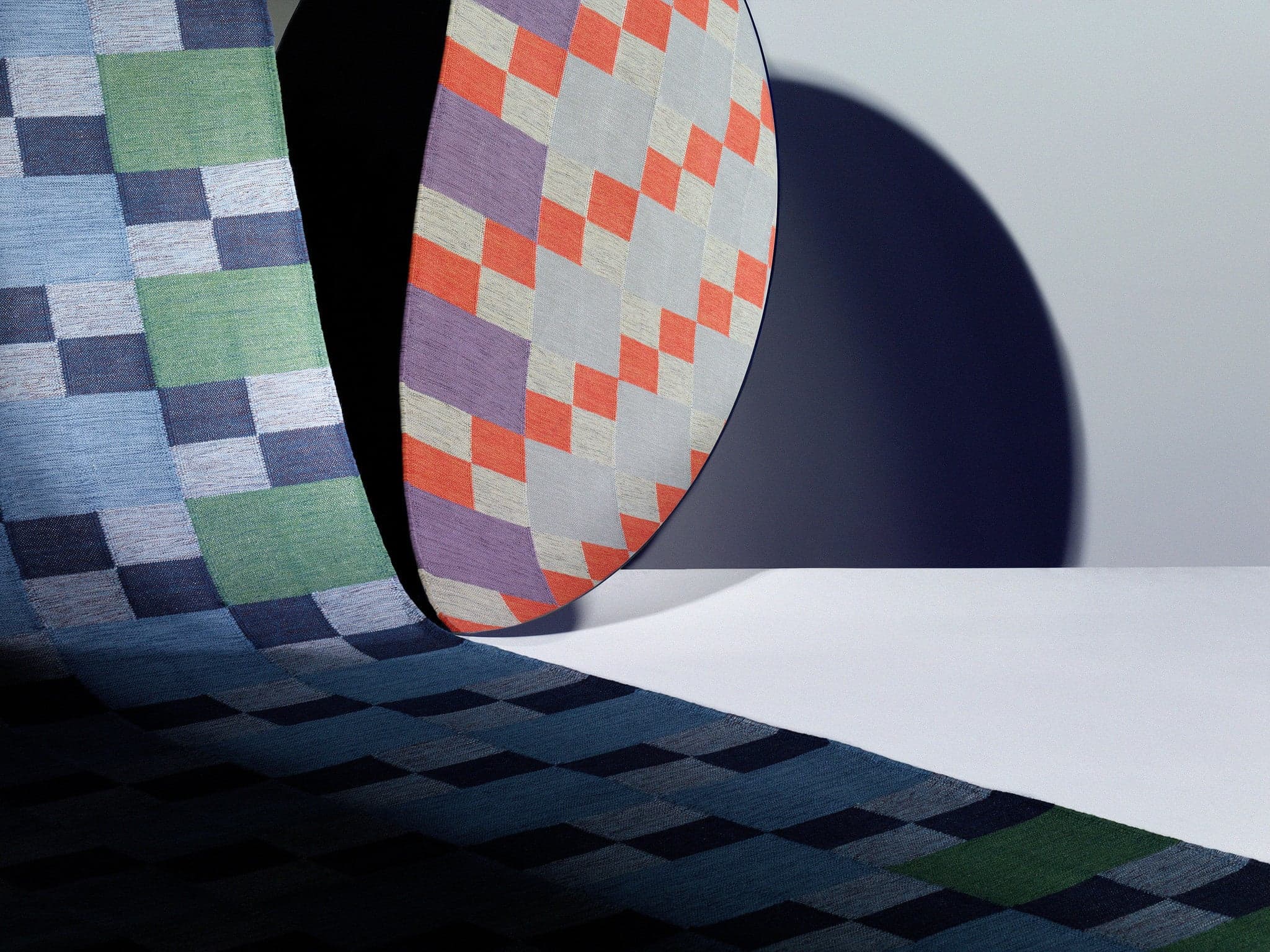 Echo textiles from Oyyo’s N°2 collection, photographed for the campaign