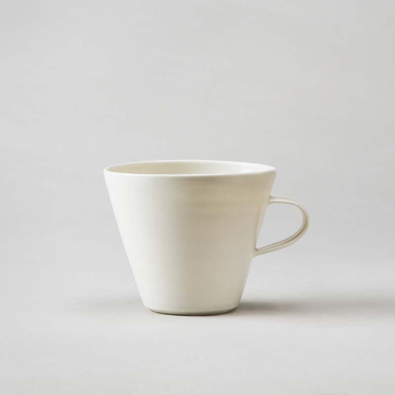 Ann Linnemann: hand-thrown translucent porcelain cup.