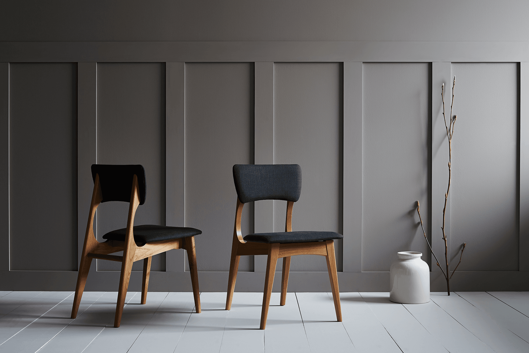 Representative TIDE furniture: Yo dining chairs