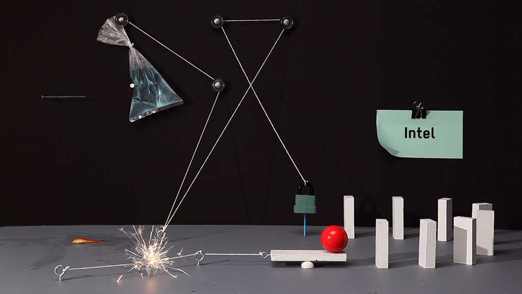 OFFF Paris 2010 Sponsors Titles: Intel kinetic-object scene
