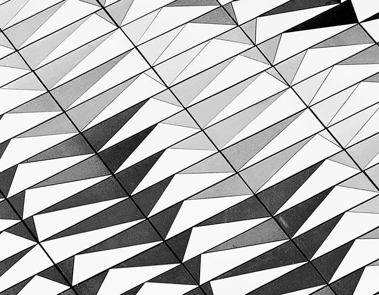 Cladding for Rieder Smart Elements, 2010: geometric faceted surface
