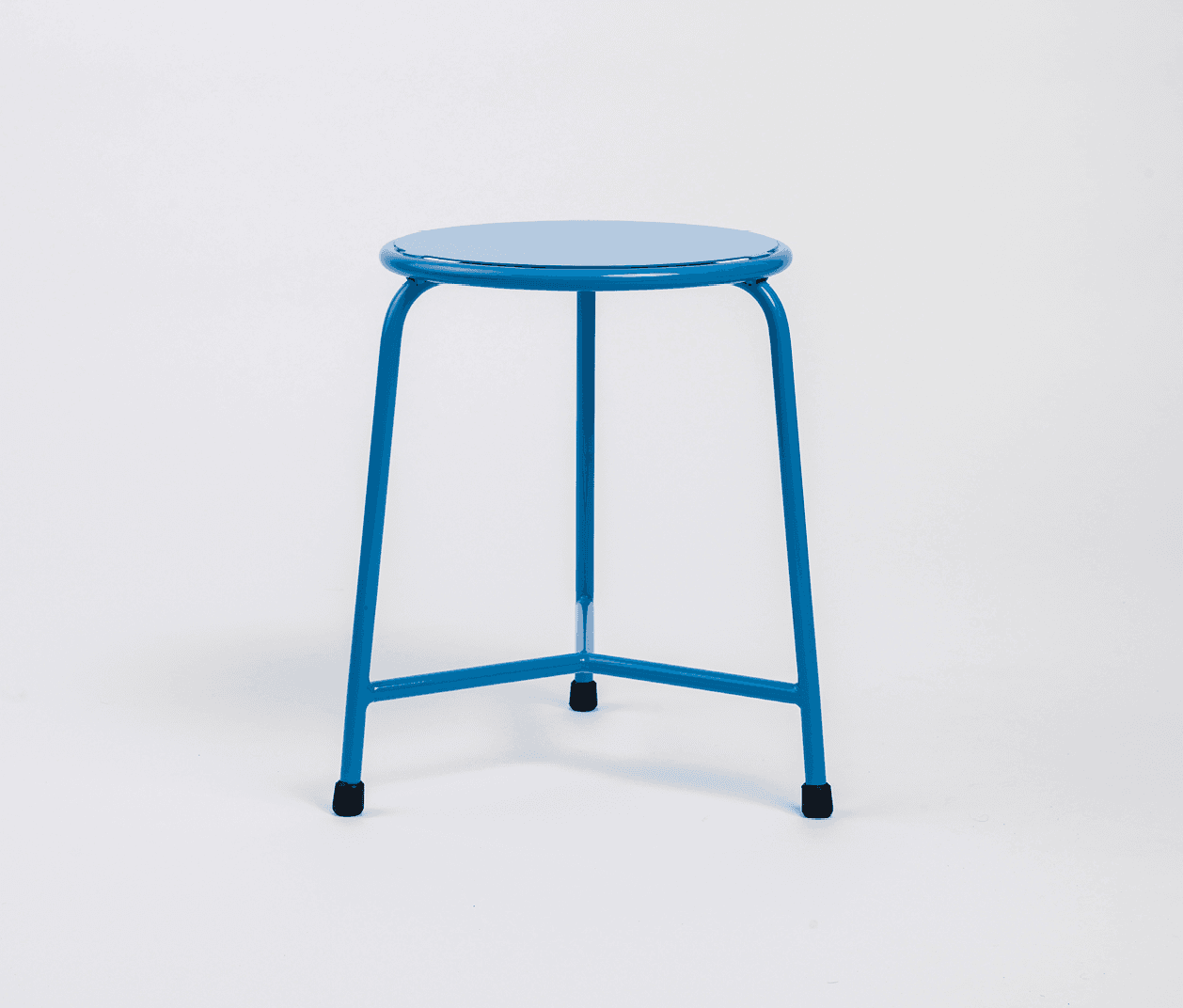 Blue Aço steel stool by Gonçalo Prudêncio for GHOME, dated 2016 in the Portugal Normal catalogue page
