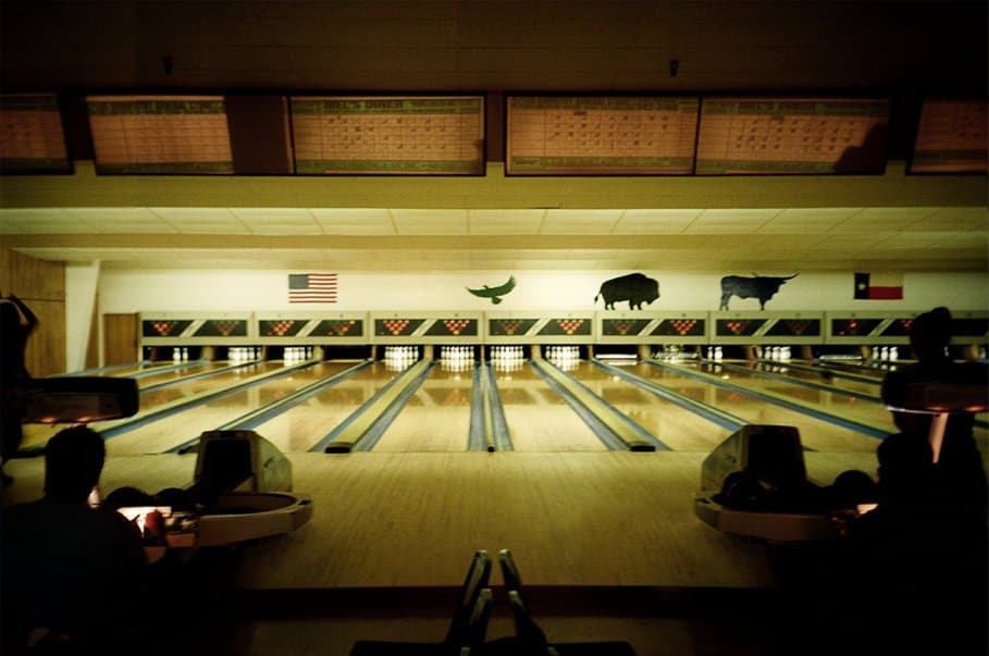 Keith Davis Young: bowling alley, 2009 period replacement (larger source version)