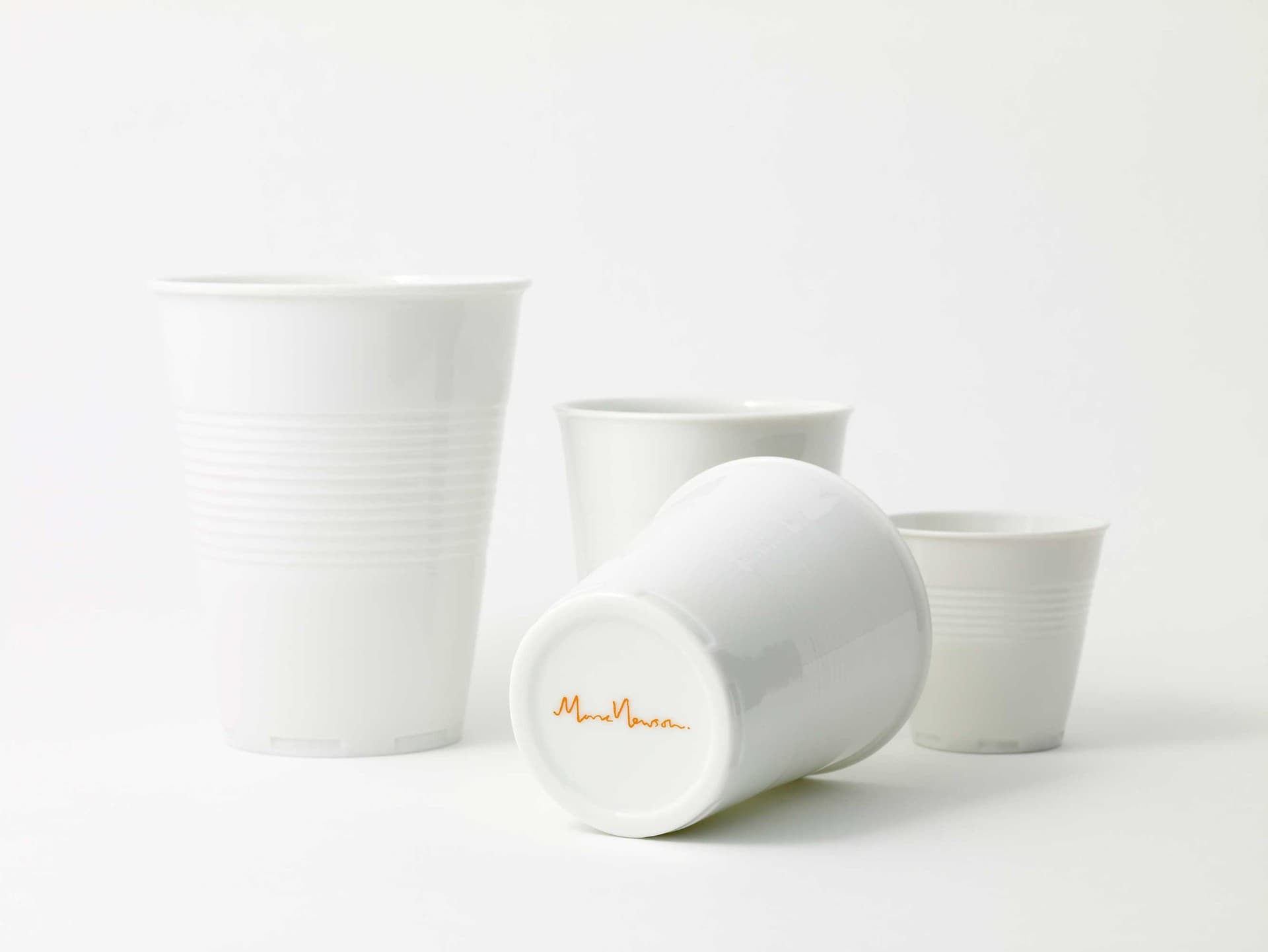 Ceramic cups by Marc Newson for Idée.