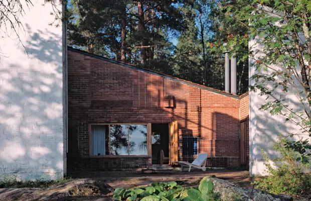A Look Inside Alvar Aalto's Muuratsalo Experimental House Front