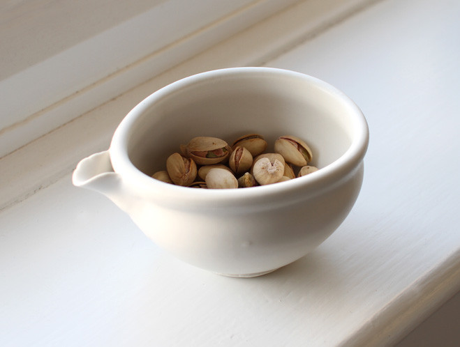 Porcelain Sugar Pot, Katakuchi & Mugs - Handmade by Katsufumi Baba 2