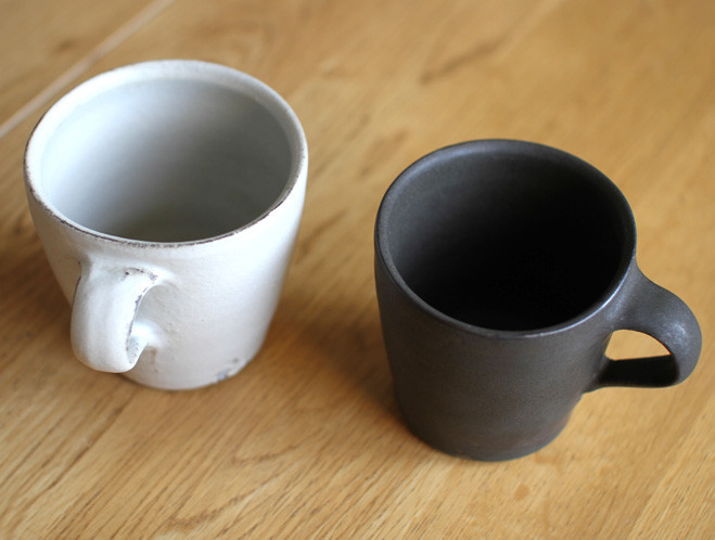 Porcelain Sugar Pot, Katakuchi & Mugs - Handmade by Katsufumi Baba 3