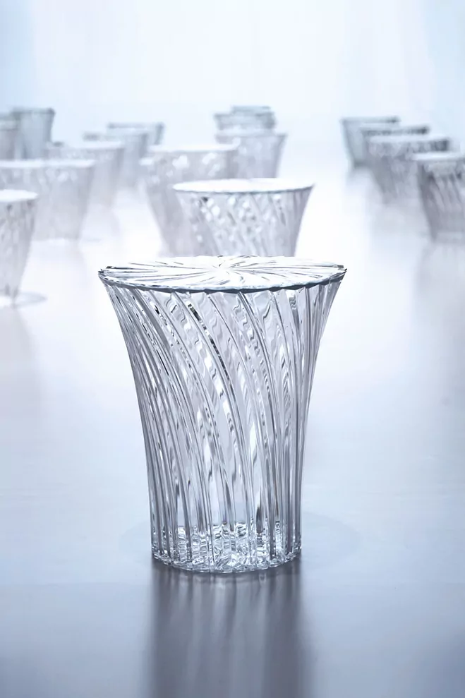 Kartell Sparkle Stool by Tokujin Yoshioka