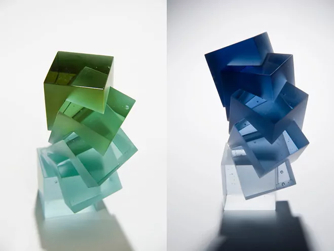 Colour,-Form-and-Light---Solid-Transparent-Glass-Sculpture-by-Heike-Brachlow-9