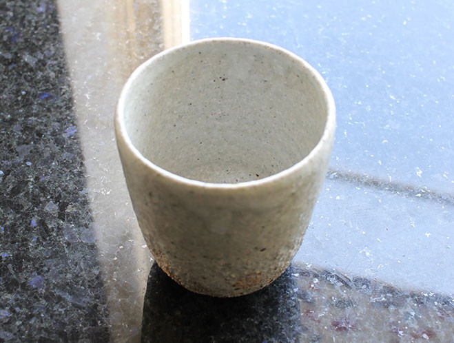 Back In at OEN Shop - Stoneware Water Cup by Swedish Potter Stefan Andersson 2