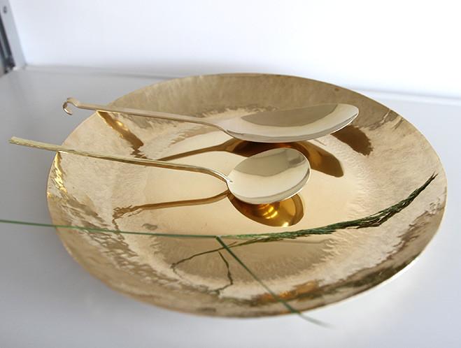 Brass Spoons and Dishes by Ruka Kikuchi of Lue Brass 1