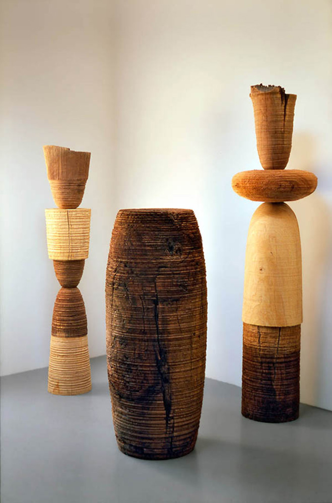 Ichiboku-&-Totemic-Series---Wooden-Sculptures-by-Mark-Lindquist-4