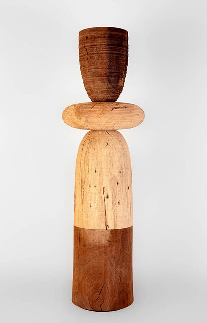 Ichiboku-&-Totemic-Series---Wooden-Sculptures-by-Mark-Lindquist-6